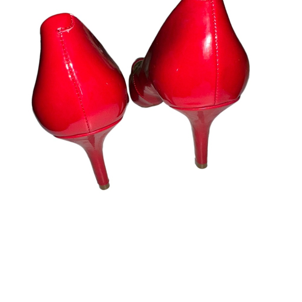 Alfani Red Step N Flex Peep Toe Heel Size 7 - Picture 2 of 7